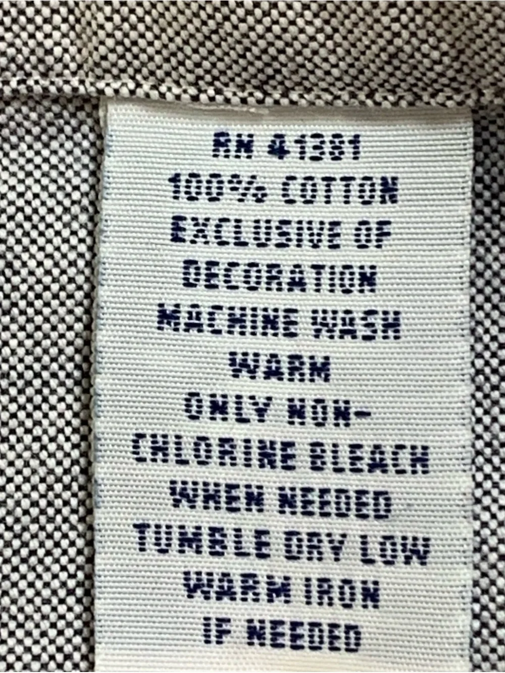 Ralph Lauren Men’s M Gray Oxford Cotton Button Down Multicolor Pony Shirt